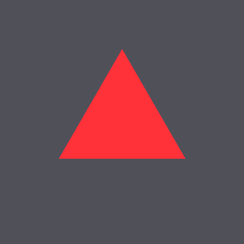 ‘Hello triangle, from the new 3D pipeline’